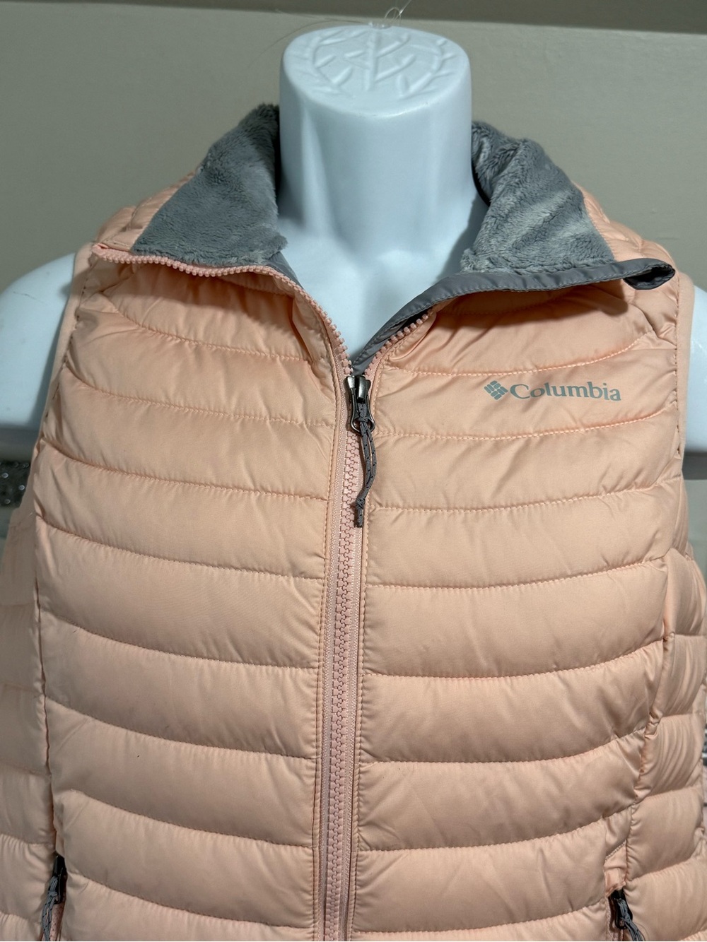 Columbia Peach Quilted Packable Puffer Vest - Picture 4 of 8